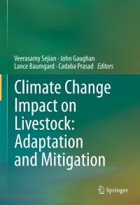 Imagen de portada: Climate Change Impact on Livestock: Adaptation and Mitigation 9788132222644