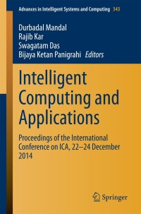 Cover image: Intelligent Computing and Applications 9788132222675