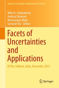 Imagen de portada: Facets of Uncertainties and Applications 9788132223009