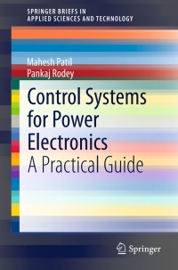 Omslagafbeelding: Control Systems for Power Electronics 9788132223276