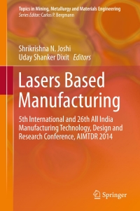 Titelbild: Lasers Based Manufacturing 9788132223511