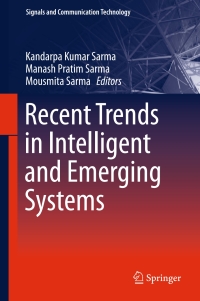 表紙画像: Recent Trends in Intelligent and Emerging Systems 9788132224068