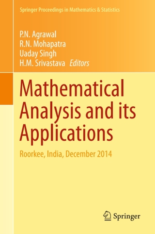 Cover image: Mathematical Analysis and its Applications 9788132224846