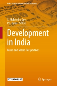 Imagen de portada: Development in India 9788132225409