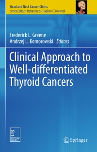 Imagen de portada: Clinical Approach to Well-differentiated Thyroid Cancers 9788132225676