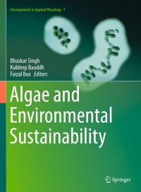 صورة الغلاف: Algae and Environmental Sustainability 9788132226390
