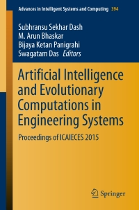 Cover image: Artificial Intelligence and Evolutionary Computations in Engineering Systems 9788132226543