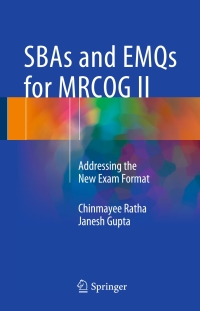 Titelbild: SBAs and EMQs for MRCOG II 9788132226871