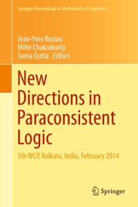 Cover image: New Directions in Paraconsistent Logic 9788132227175