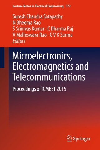 Imagen de portada: Microelectronics, Electromagnetics and Telecommunications 9788132227267