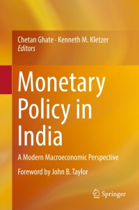 Cover image: Monetary Policy in India 9788132228387