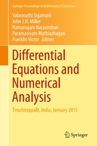 Titelbild: Differential Equations and Numerical Analysis 9788132235965