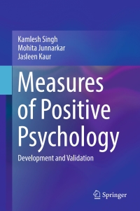 Cover image: Measures of Positive Psychology 9788132236290