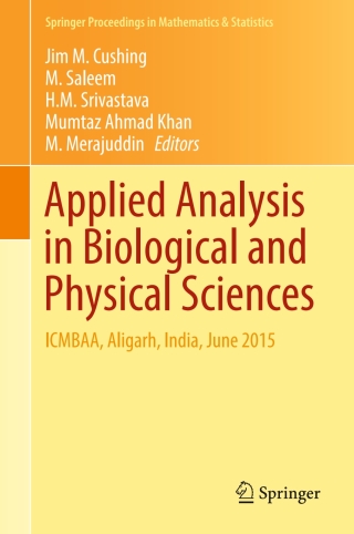Cover image: Applied Analysis in Biological and Physical Sciences 9788132236382