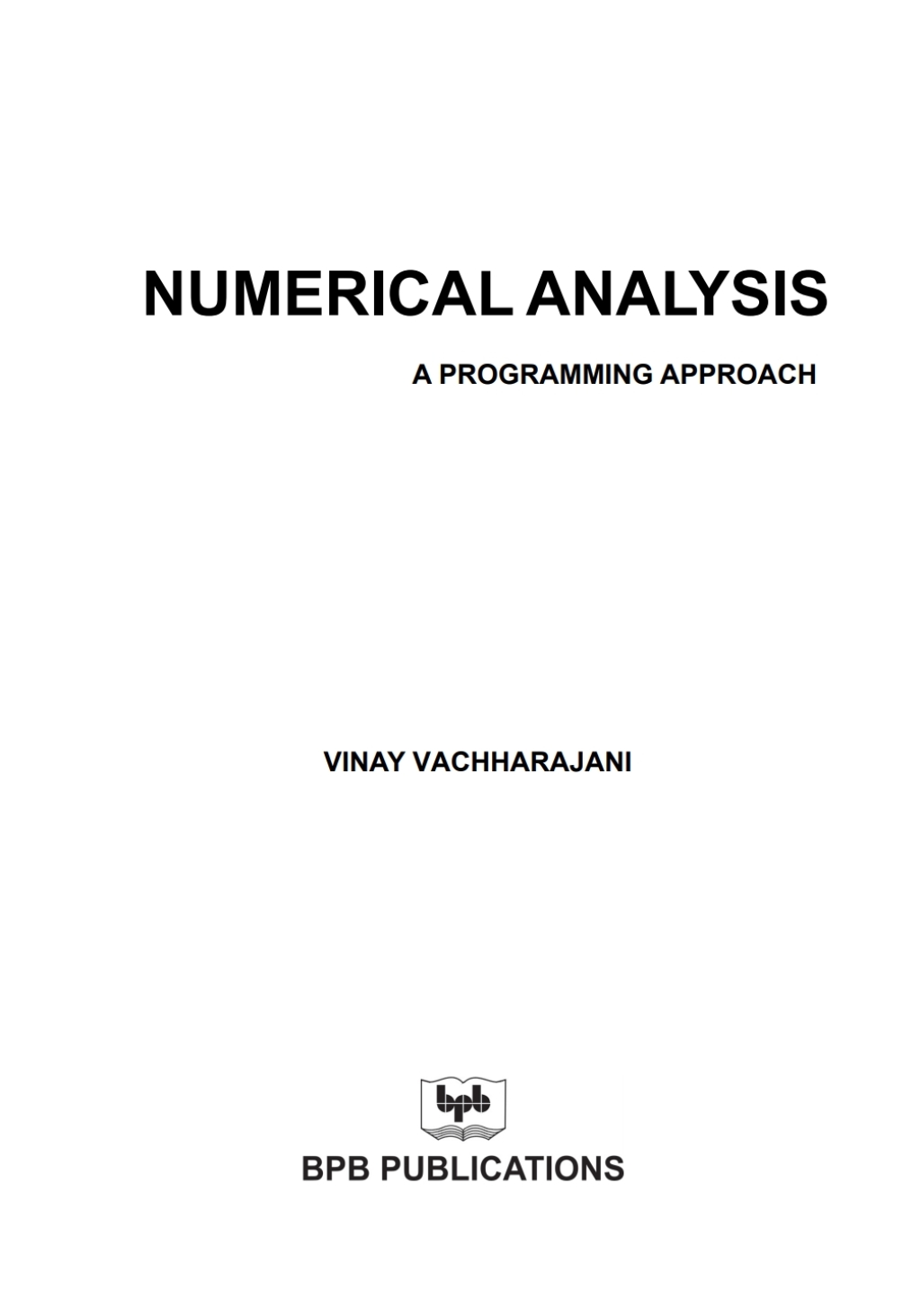Numerical Analysis 1st Edition