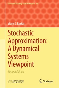 Cover image: Stochastic Approximation: A Dynamical Systems Viewpoint 9788195782932