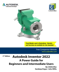 Titelbild: Autodesk Inventor 2022: A Power Guide for Beginners and Intermediate Users 3rd edition 9798453908080