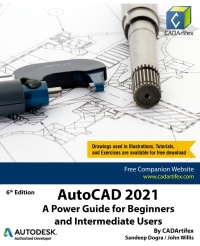 表紙画像: AutoCAD 2021: A Power Guide for Beginners and Intermediate Users 6th edition 9798663040563