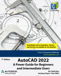 Titelbild: AutoCAD 2022: A Power Guide for Beginners and Intermediate Users 7th edition 9798514410064