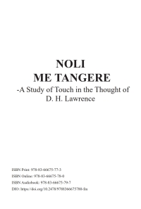 Cover image: Voli Me Tangere 1st edition 9788366675773