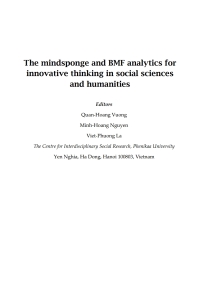 صورة الغلاف: The mindsponge and BMF analytics for innovative thinking in social sciences and humanities 1st edition 9788367405102