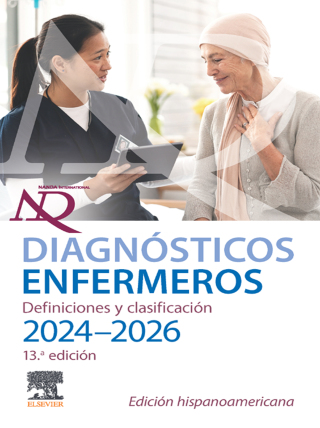 Imagen de portada: Diagnósticos enfermeros. Definiciones y clasificación. 2024-2026. Edición hispanoamericana 13th edition 9788413827629