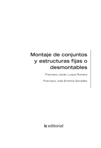 Cover image: Montaje de conjuntos y estructuras fijas o desmontables. FMEE0108 1st edition 9788417086541