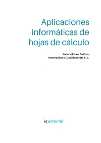 Cover image: Aplicaciones informáticas de hojas de cálculo. ADGD0208 1st edition 9788417224264