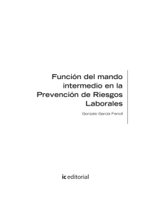 Cover image: Función del mando intermedio en la Prevención de Riesgos Laborales. ADGD0208 1st edition 9788417224318