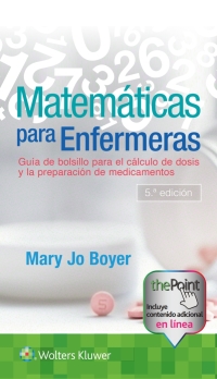 صورة الغلاف: Matemáticas para enfermeras 5th edition 9788417949457