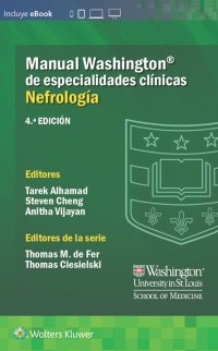 Cover image: Manual Washington de especialidades clínicas. Nefrología 4th edition 9788417949884