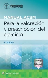 Titelbild: Manual ACSM para la valoración y prescripción del ejercicio 4th edition 9788418563348