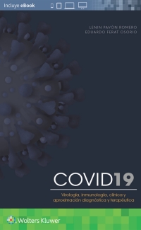Imagen de portada: COVID-19. Virología,  inmunología,  clínica y aproximación diagnóstica y terapéutica 9788418257261