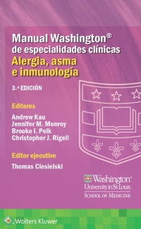 Imagen de portada: Manual Washington de especialidades clínicas. Alergia, asma e inmunología 3rd edition 9788418563904