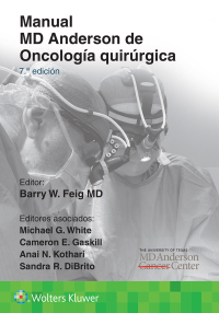 Omslagafbeelding: Manual MD Anderson de Oncología quirúrgica 7th edition 9788419663276