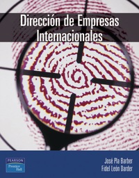 Cover image: DIRECCION DE EMPRESAS INTERNACIONALES 1st edition 9788420540894