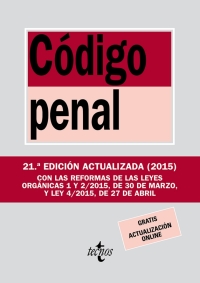 Imagen de portada: Código Penal 4th edition 9788430966066