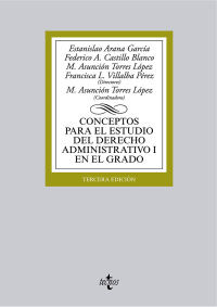 Imagen de portada: Conceptos para el estudio del Derecho administrativo I en el grado 3rd edition 9788430966400