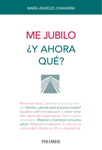 Imagen de portada: Me jubilo. ¿Y ahora qué? 1st edition 9788436844207