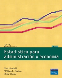 Imagen de portada: ESTADISTICA PARA ADMINISTRACION Y LA ECONOMIA 6th edition 9788483224038