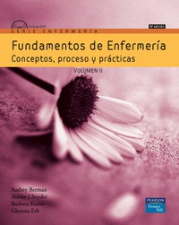 Imagen de portada: Fundamentos de Enfermería, conceptos, proceso y prácticas Vol. II 8th edition 9788483224069