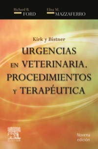 Imagen de portada: Kirk y Bistner. Urgencias en veterinaria 9th edition 9788480869645