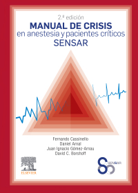 صورة الغلاف: Manual de crisis en anestesia y pacientes críticos SENSAR 2nd edition 9788491135531