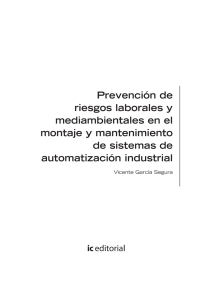 Imagen de portada: Prevención de riesgos laborales y mediambientales en el montaje y mantenimiento de sistemas de automatización industrial. ELEM03 1st edition 9788491983361