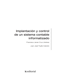 Cover image: Implantación y control de un sistema contable informatizado. ADGD0108 1st edition 9788491988465