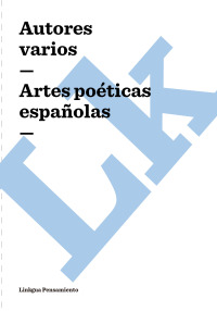 Cover image: Artes poéticas españolas 1st edition 9788498166088