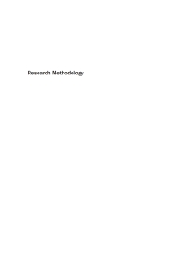 Imagen de portada: Research Methodology 1st edition 9788759315545