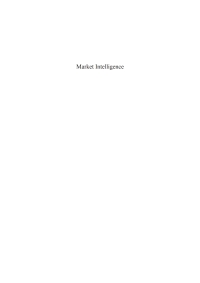 表紙画像: Market Intelligence 1st edition 9788763002028