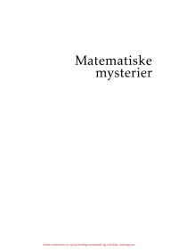 Imagen de portada: Matematiske mysterier 1st edition 9788771240542