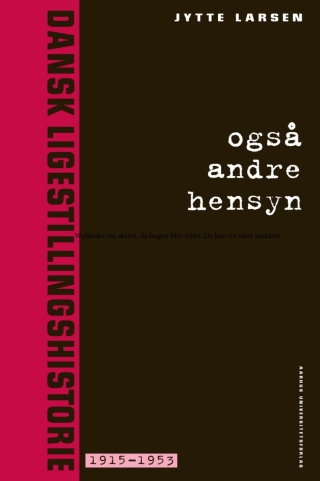 Imagen de portada: Også andre hensyn 2 1st edition 9788771249095